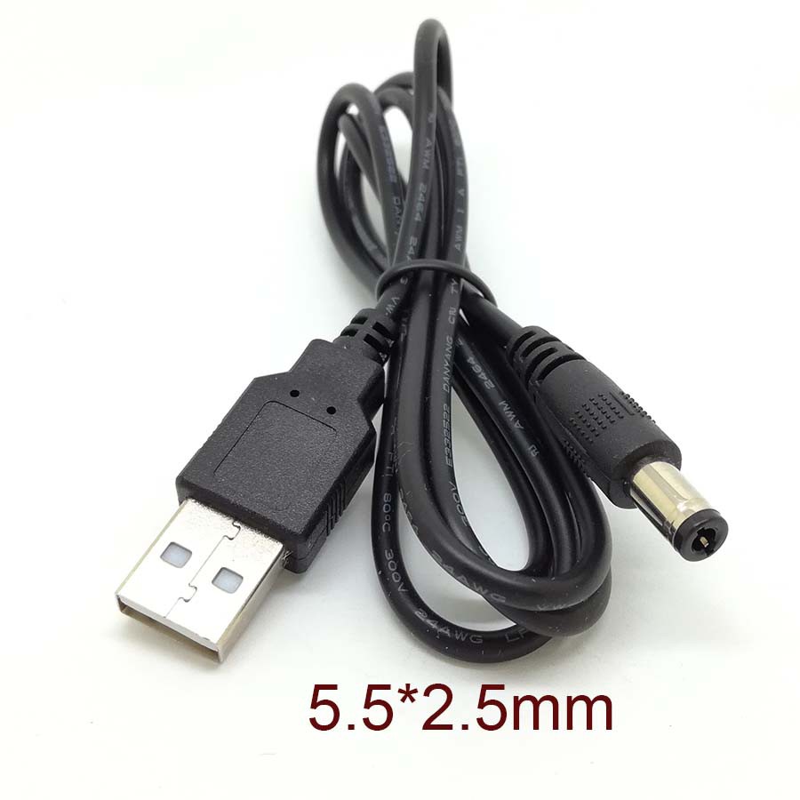 Dây Cáp Kết Nối Máy Tính, Laptop 5V DC 5.5Mmx2.5Mm