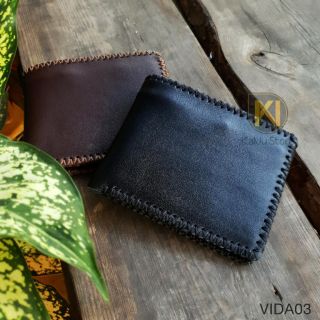 [VÍ HANDMADE - KHÂU TAY] Ví Da Nam - Da Thật Phong Cách Châu Âu Sang Trọng - Bảo Hành 1 Năm