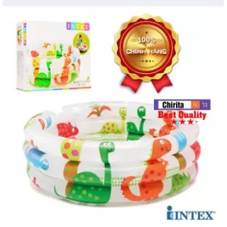 Hồ Phao Bơi/bể bơi Mini Cho Trẻ Em - 3 Tầng Hình thú vui nhộn 61cm x 22cm Cao Cấp