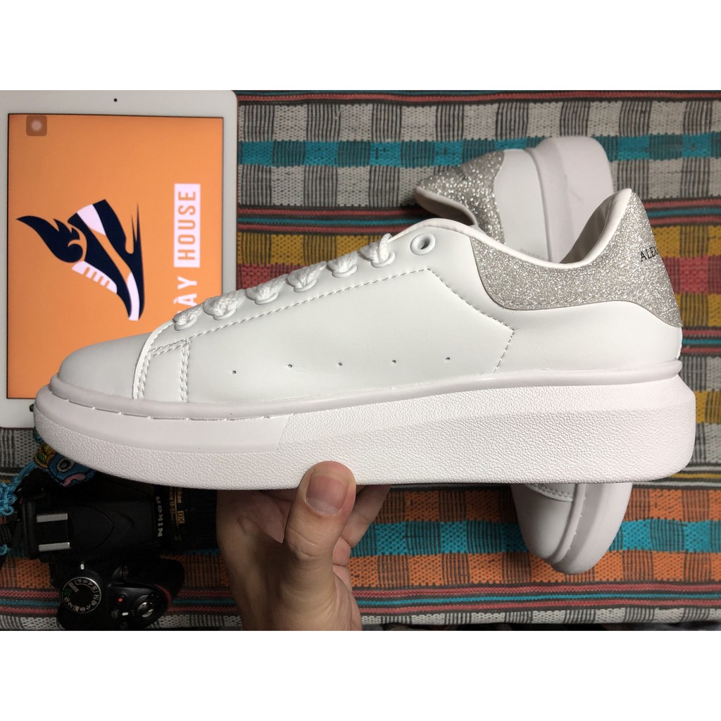 Giày MC QUEEN Nữ Xám Siêu Lấp Lánh