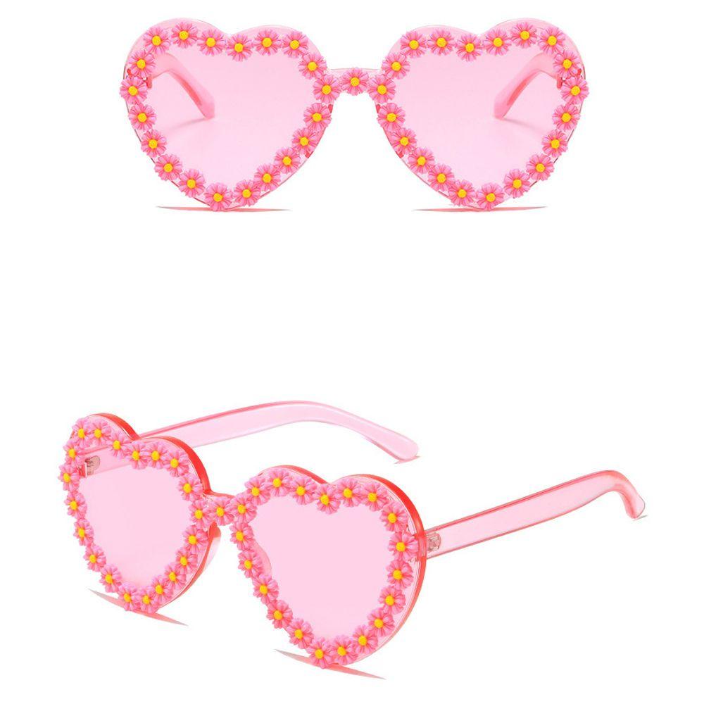 Kính Mát Hình Trái Tim Chống Tia UV400 Thời Trang Cho Nữ