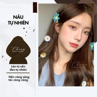 Thuốc nhuộm tóc màu nâu tự nhiên