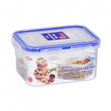 Hộp thực phẩm 4 khóa dung tích 450ml - Nhựa Song Long