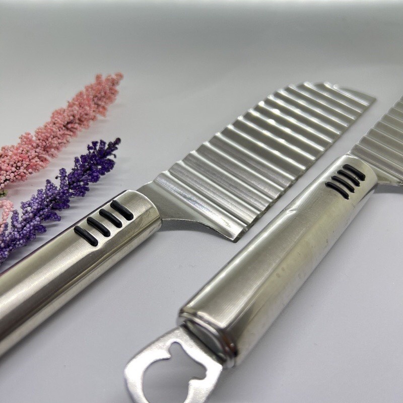 Dao cắt lát sóng củ quả bằng inox TC 1212