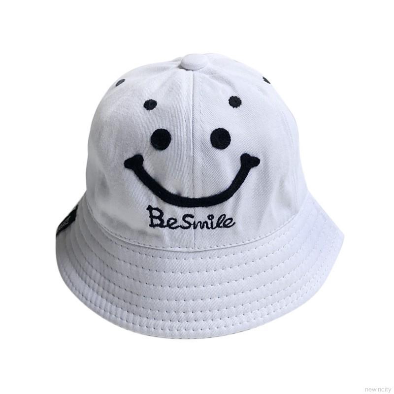 Nón tai bèo họa tiết mặt cười dễ thương phong cách Hàn Quốc cho bé