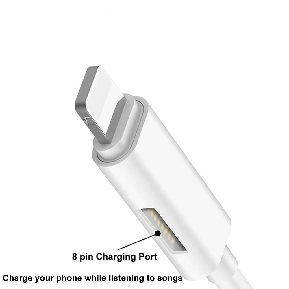Tai nghe Bluetooth thể thao 2 trong 1 có mic cho iPhone 8 7 6s Plus | BigBuy360 - bigbuy360.vn