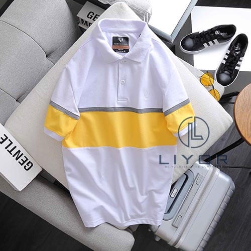 Áo thun nam polo áo phông nam có cổ sọc phối màu cao cấp Liyorstore - ACB4058