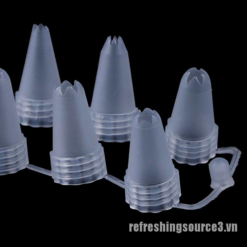 Bộ 12 Đuôi Bắt Kem Bằng Nhựa Trang Trí Bánh