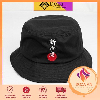 [FREE SHIP] Mũ Bucket Tai Bèo Thời Trang Thêu Chữ Hàn