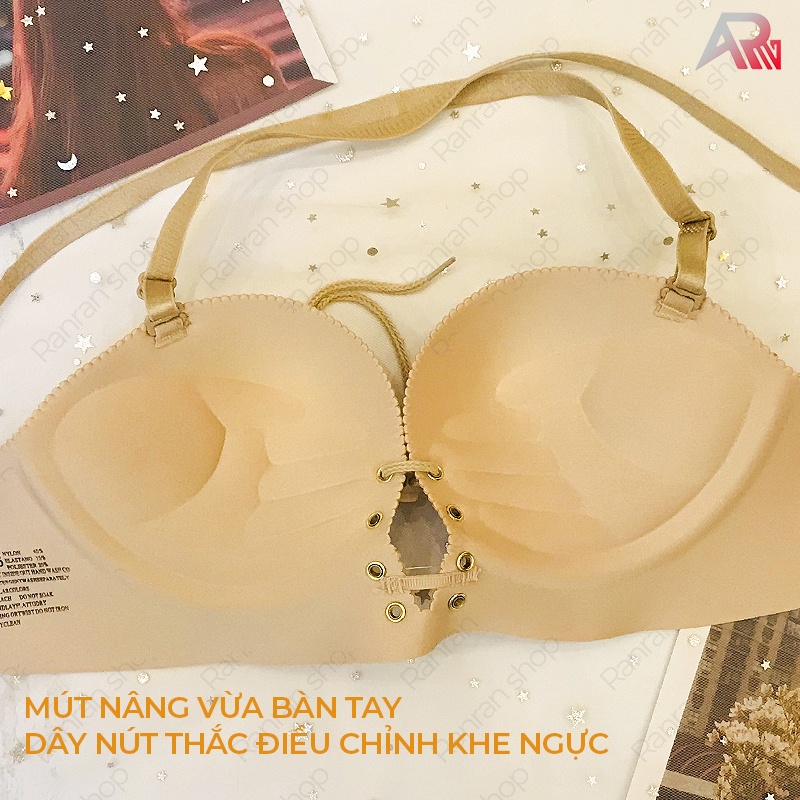 Áo ngực su dây rút chính hãng loại 1 mã 368 - áo lót chính hãng chất lượng lalabra