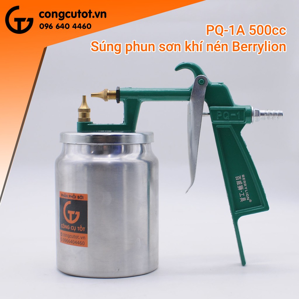 Súng phun sơn khí nén Berrylion PQ-1A 500cc