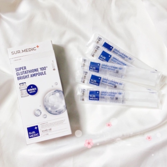 Serum Tinh Chất Dưỡng Trắng Sur.Medic Super Glutathione 100