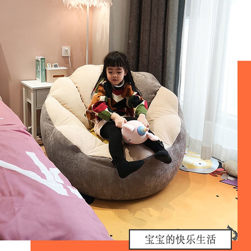 lười sofa beanbag tatami phòng ngủ tối giản hiện đại net cửa sổ bay màu đỏ dễ thương giường đôi căn hộ nhỏ sàn