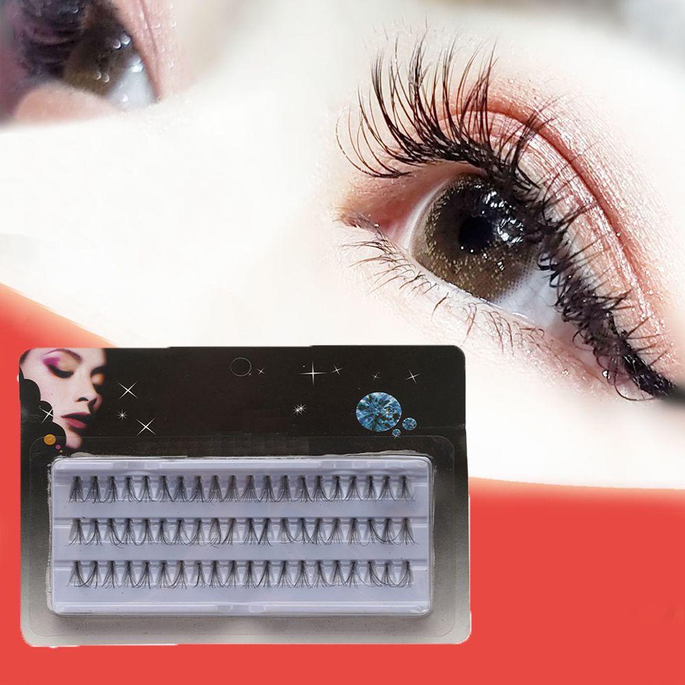 OCEANMAP Cụm Lông Mi Giả Dày Cong Tự Làm Sáng Bóng Trang Điểm Tiện Lợi