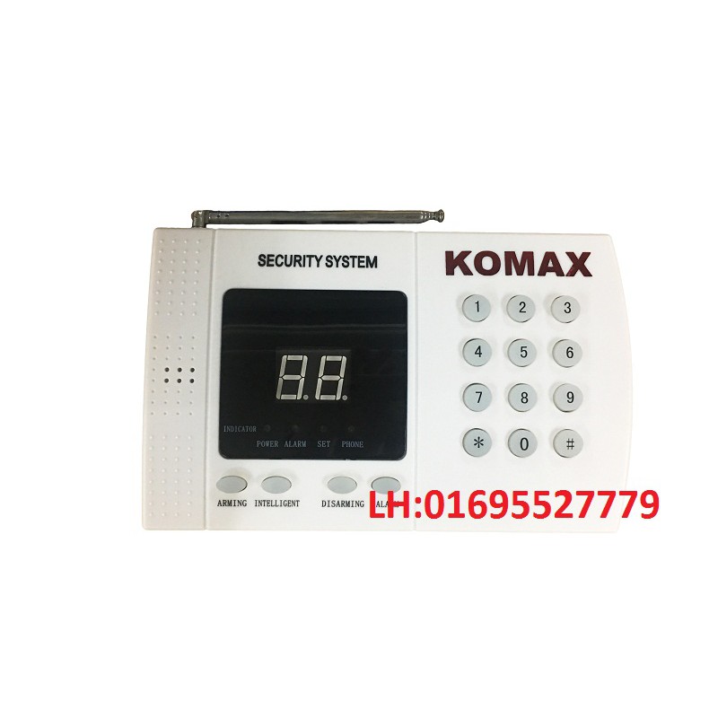 TRUNG TÂM BÁO TRỘM KHÔNG DÂY KOMAX KM-800p