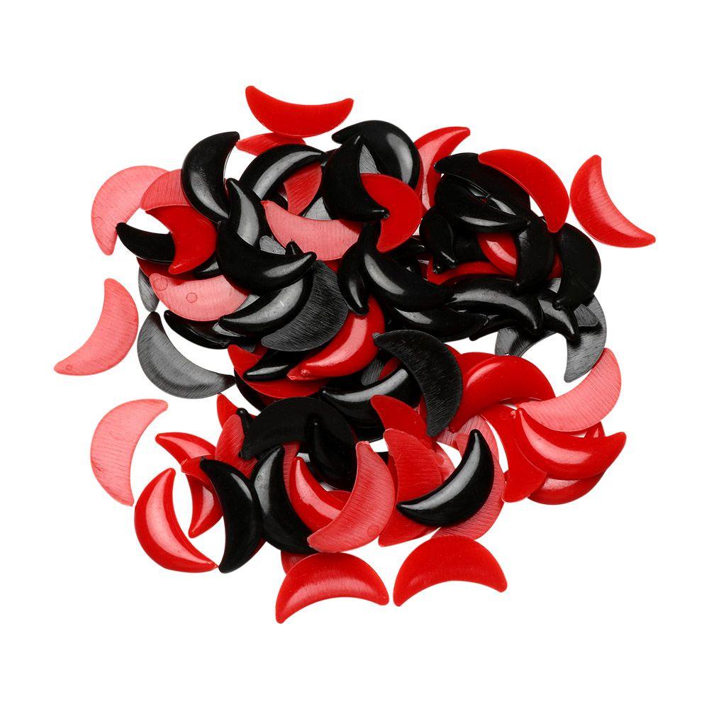 Bộ 100 Miệng Gà Bằng Nhựa Nhiều Màu Dùng Làm Búp Bê Diy