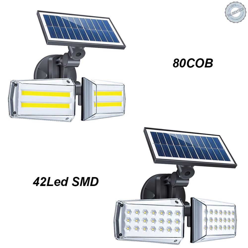 Đèn Cảm Biến Chuyển Động Năng Lượng Mặt Trời Chống Thấm Nước 80cob