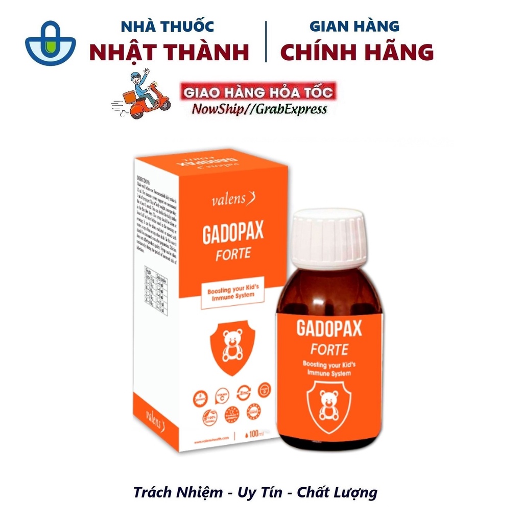 Gadopax Forte - Tăng Đề Kháng Vượt Trội Từ Châu Âu, Trẻ Hết Ốm Vặt - Lọ 100ml