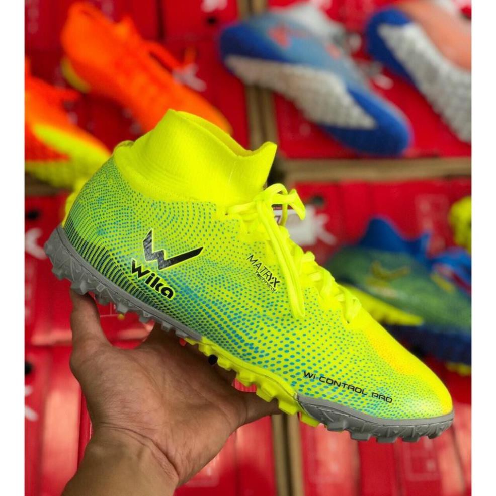 FREESHIP✌Tặng tất 40k✌️ Giầy đá bóng Wika Superspeed chính hãng - khâu kín đế 100% - giày đá bóng đế TF - nhiều màu