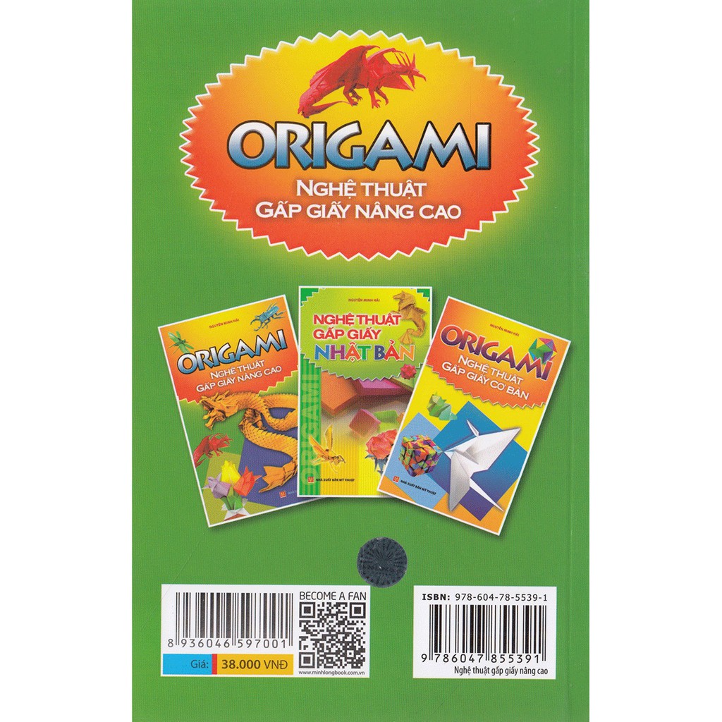 [ Sách ] Origami Nghệ Thuật Gấp Giấy Nâng Cao