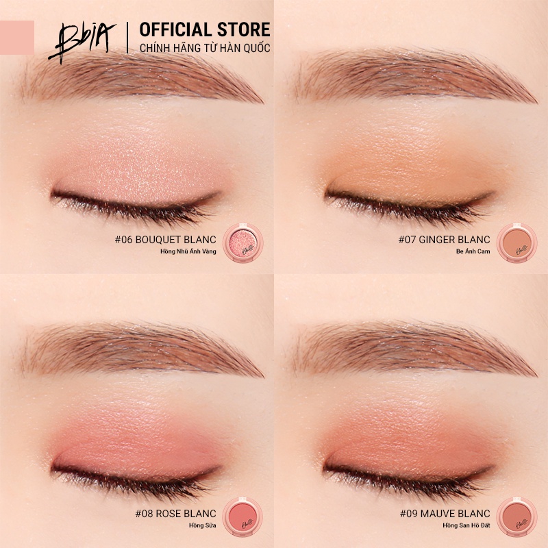 Phấn Mắt Bbia Cashmere Shadow Version 2 (5 Màu) 1.8g - Bbia Official Store