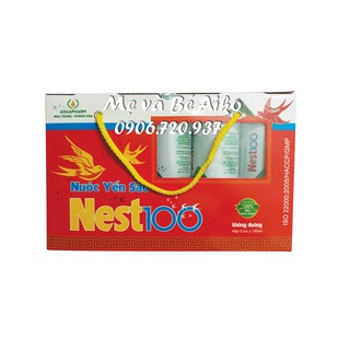 [COMBO 5 LON ] Nước yến sào Nest 100 không đường (190 ml x 5 lon)