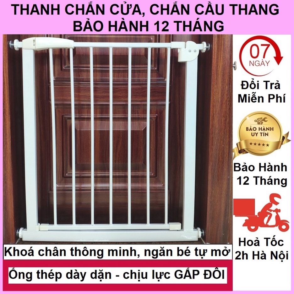 Thanh chắn cầu thang, thanh chắn cửa, chắn hành lang - bảo vệ an toàn cho bé yêu