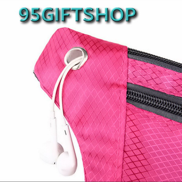 Túi Đeo Bụng Chạy Bộ Tập Thể Dục Thao Gym Có Khóa Kéo Để Tai Nghe Đựng Tiền Card ATM Nhỏ Gọn Cỡ 32x20x11 cm | BigBuy360 - bigbuy360.vn
