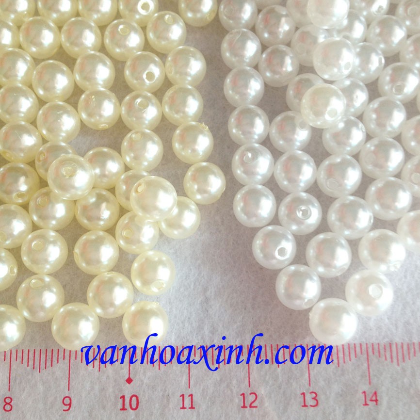 Cườm phủ size 3-14mm (nhựa ngọc trai) chọn size N56A | BigBuy360 - bigbuy360.vn