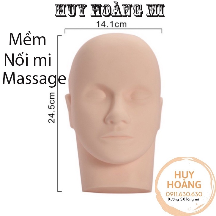 Đầu Manocanh nối mi loại 1 giá rẻ_đầu canh giả_dụng cụ nối mi_keo nối mi_mi fan_dụng cụ mi_Huy Hoàng Mi