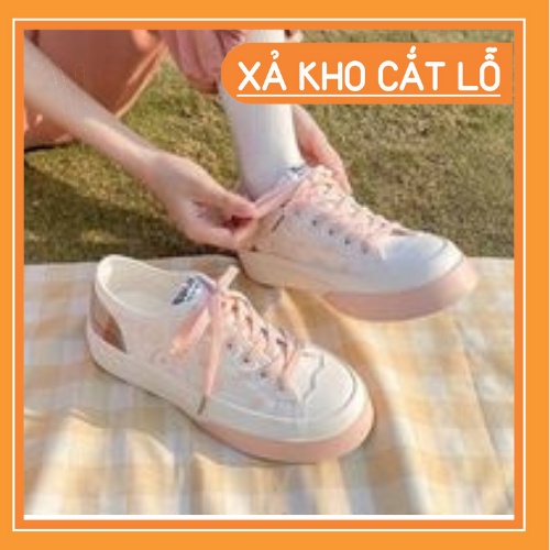 Giày Thể Thao Sneakers Nữ Bánh Mì ulzzang Đi Học Đi Chơi Năng Động Trẻ Trung Cá Tính Siêu Đẹp Hot Trend 2021 FREESHIP