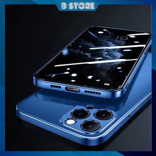Ốp iphone 12 Mạ viền kim loại, TPU mềm chống sốc cho iPhone 12/ 12pro/ 12promax/ 12mini OMV01