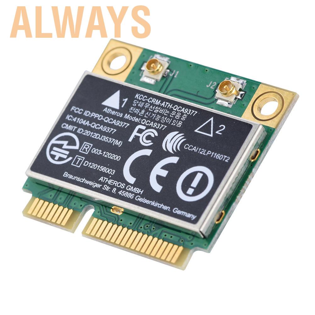 [READY STOCK] Card mạng không dây 2.4G / 5GHz 433Mbps Mini PCI-E