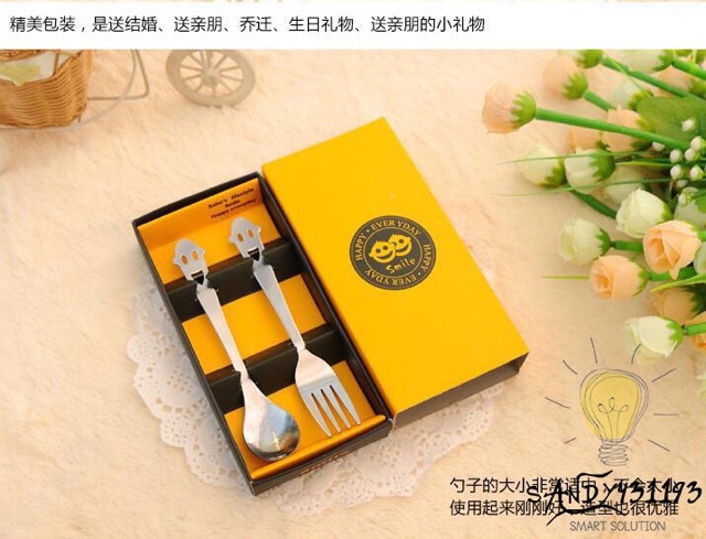 HỘP MUỖNG + NĨA INOX CHO BÉ