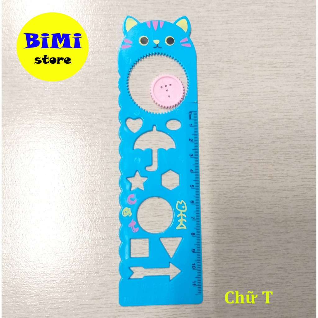 Thước hình vẽ được hoa văn spirograph giá rẻ - BiMi store