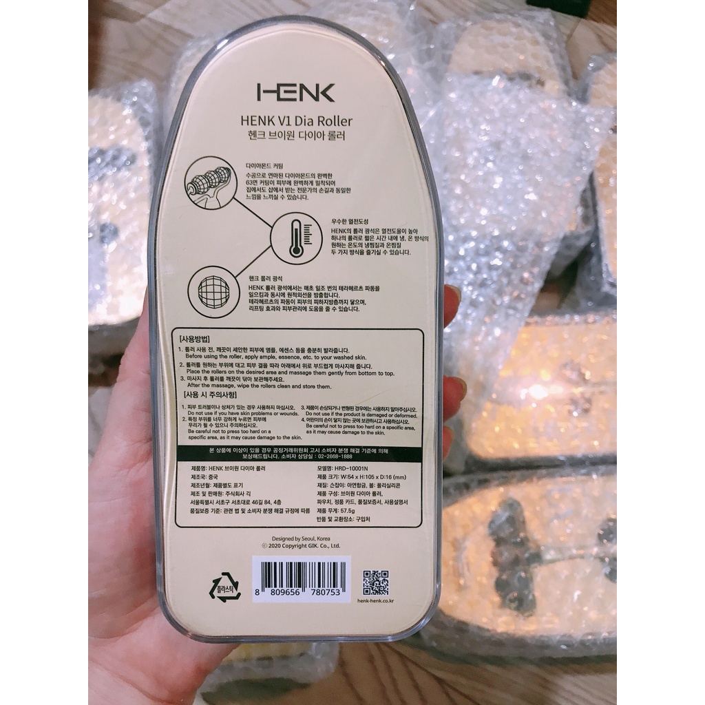 Thanh lăn kim Cương Henk