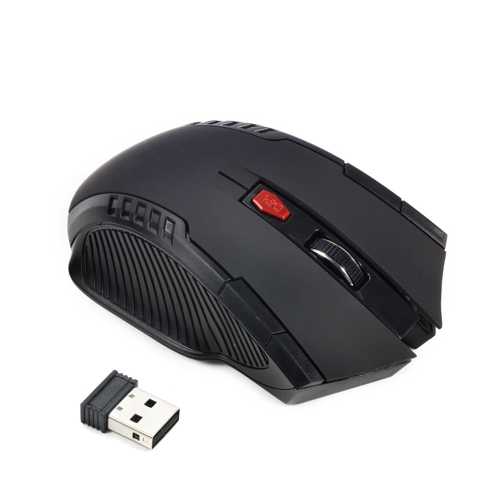 Chuột KHÔNG DÂY chơi game mini 2.4 GHZ cho máy tính/ laptop/ ti vi - DEVELOPE