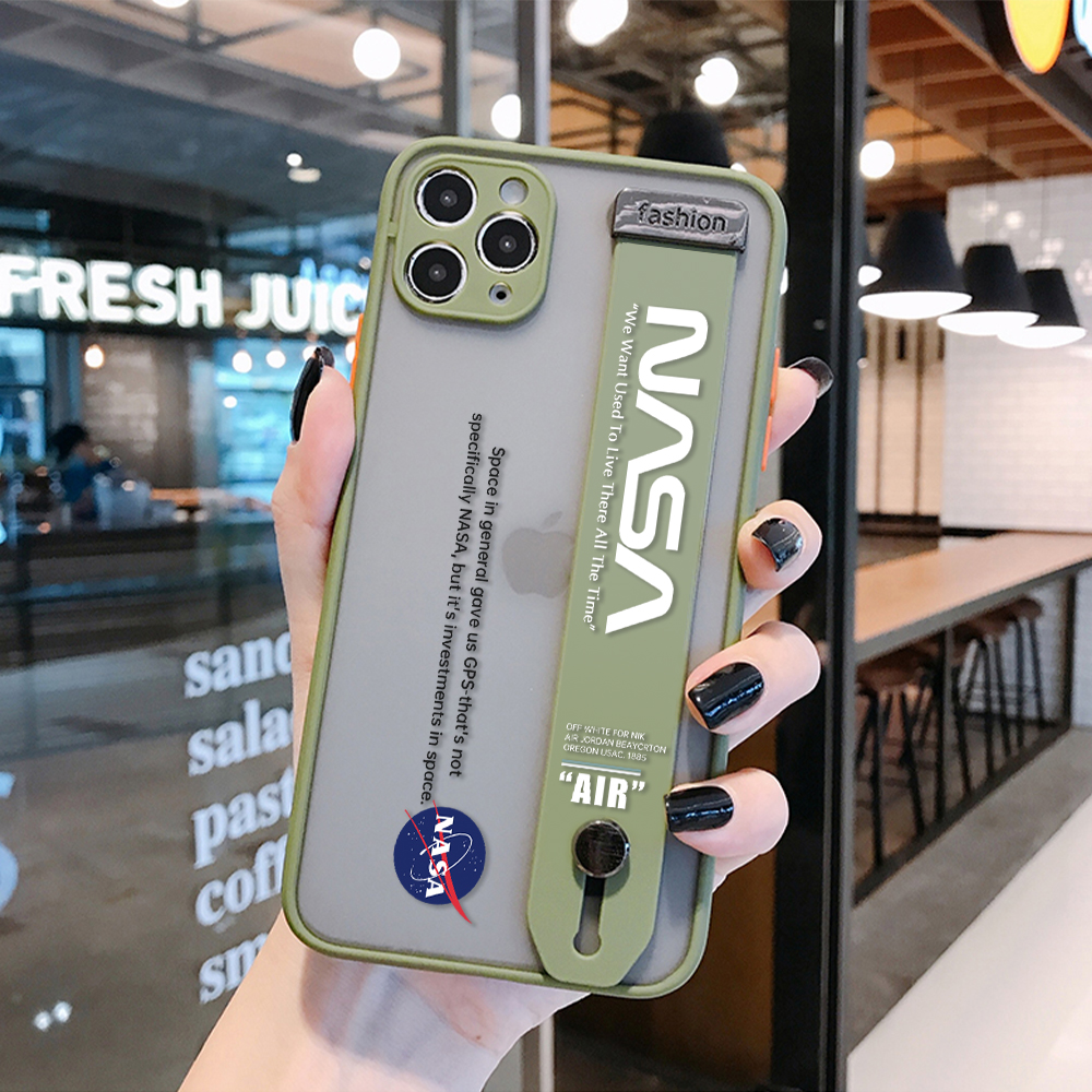Samsung Galaxy A51 A71 A72 A52 A52S A42 A32 A12 A02 M02 A02S A7 2018 4G 5G Cho Ốp lưng điện thoại In Hình wristband Cover NASA