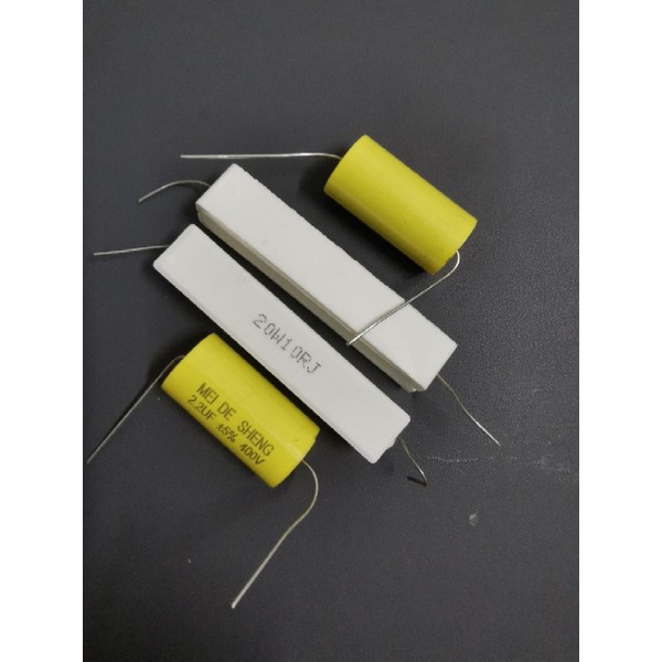 Combo tụ lọc trở sứ dùng cho loa treble 250, 350, 450, 750