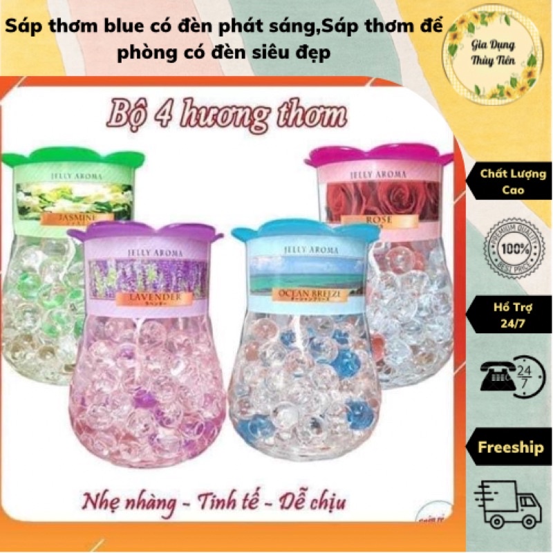 Sáp thơm blue có đèn phát sáng siêu đẹp