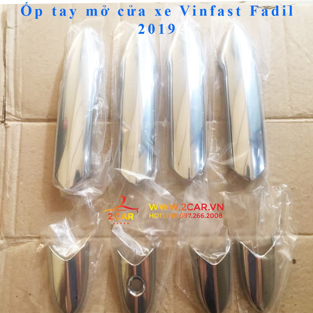 Ốp tay nắm cửa xe Vinfast Fadil 2019-2020 mạ crom cao cấp