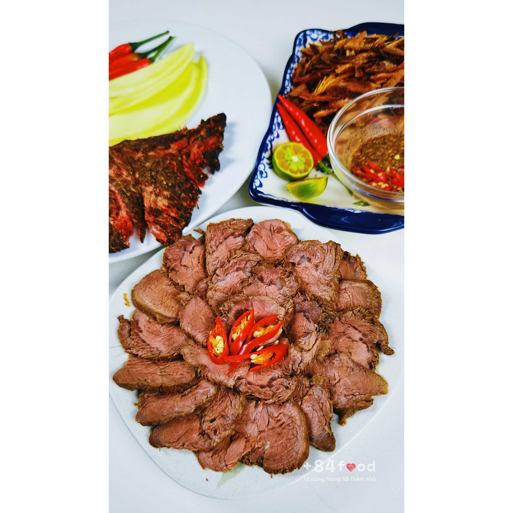 Bắp bò ngâm mắm tiêu xanh +84food