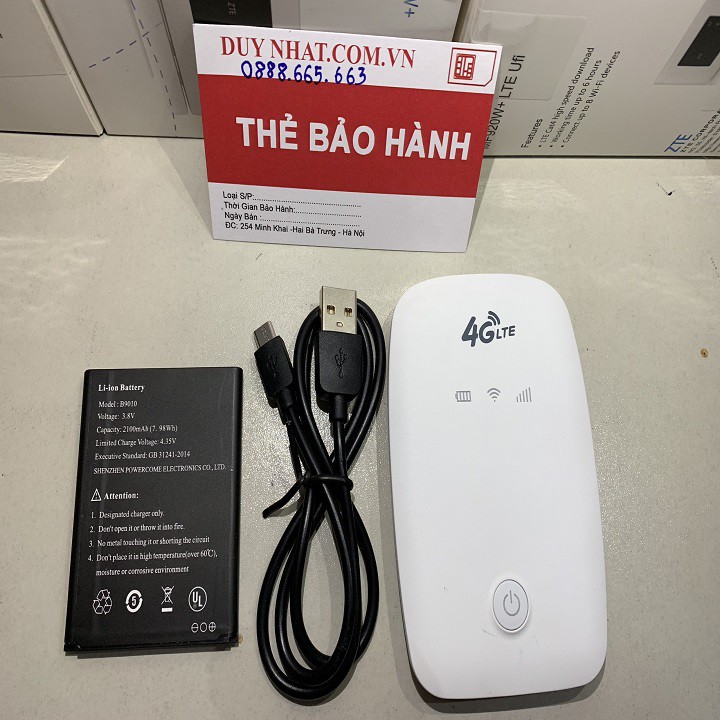 Cục phát wifi di động từ sim 3g/4g ZTE MF925 4G LTE tốc độ cao - phiên bản châu âu THỜI THƯỢNG