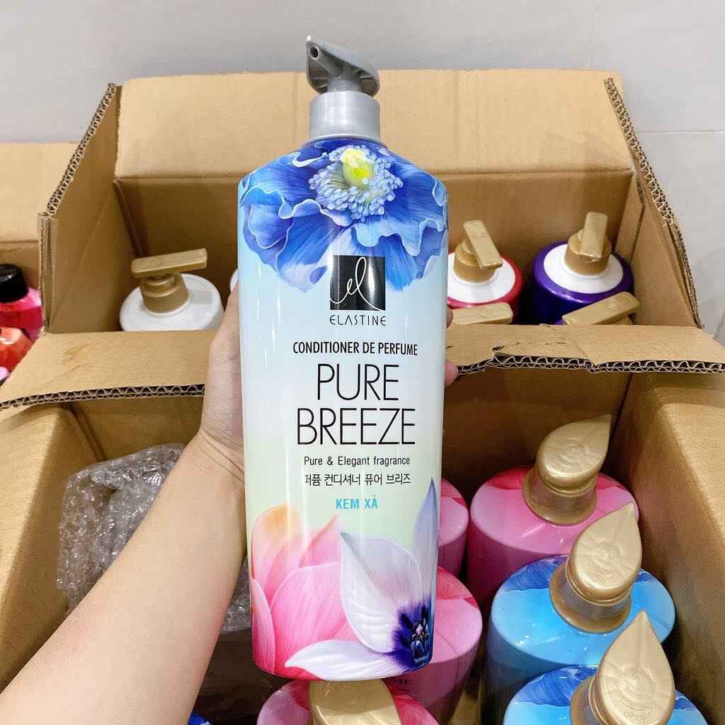 1000 ML- Dầu xả Elastine Hương Nước Hoa Dưỡng Tóc PURE BREEZE HÀN QUỐC