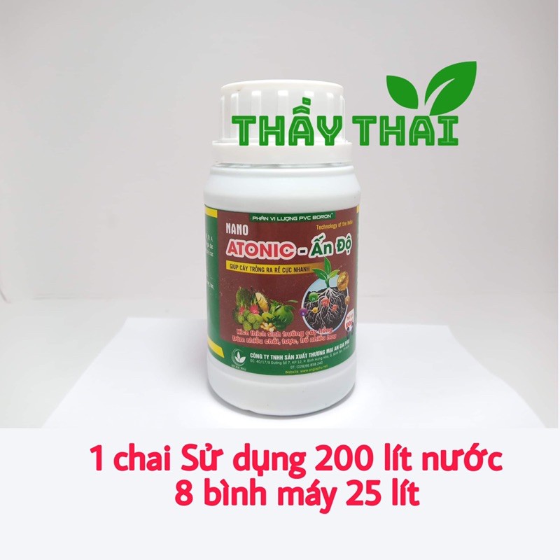 10 chai Atonik chai 100ml [GIÁ SỈ] Thuốc kích thích sinh trưởng-Ra rễ - nãy mầm - ra hoa --Atonic Ấn Độ 100ml