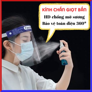 Kính chống giọt bắn che mặt trong suốt , kính chống giọt bắn phòng dịch , chống bụ bảo vệ sức khỏe TIME HOME