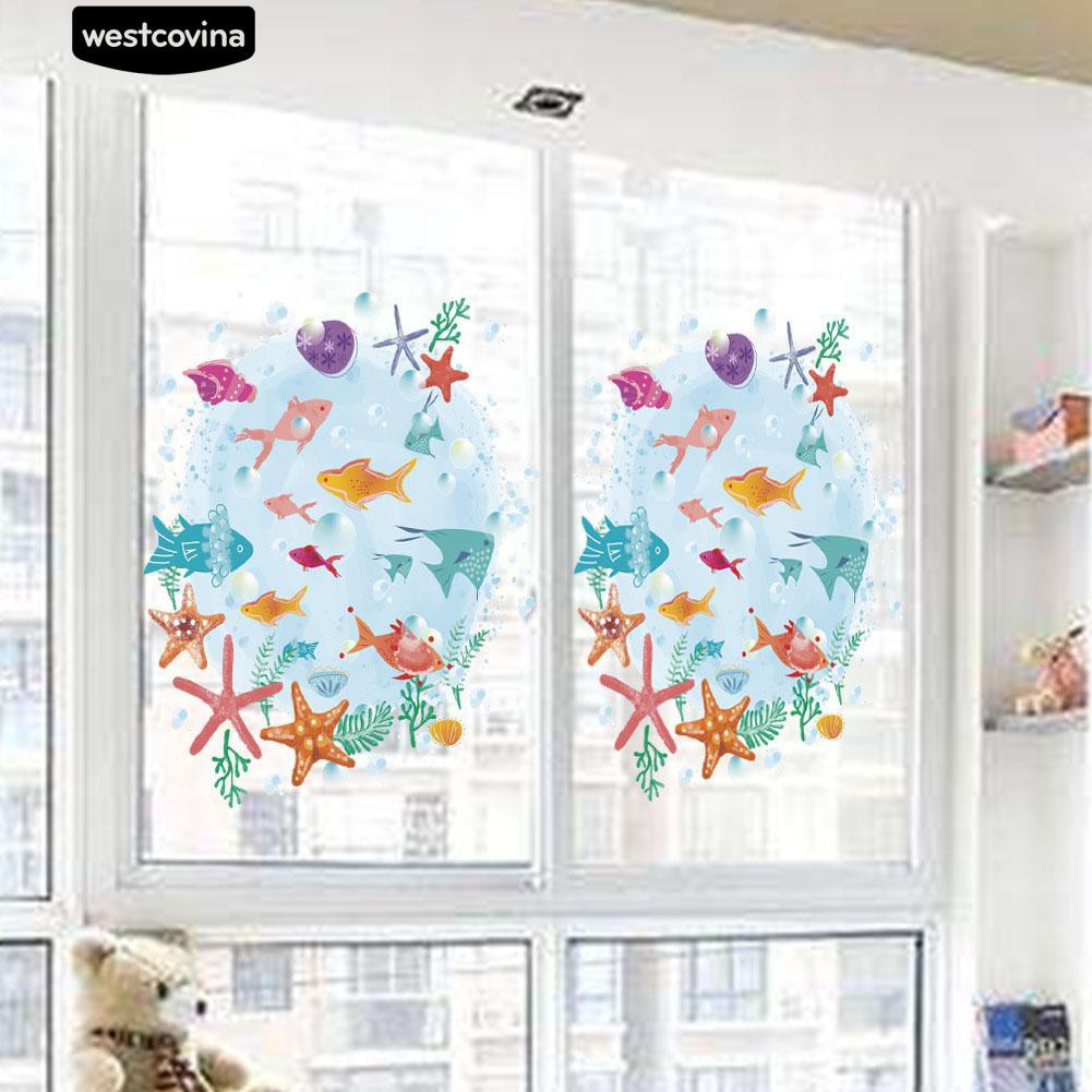 Miếng dán nắp bồn cầu hình con cá 3D dễ thương