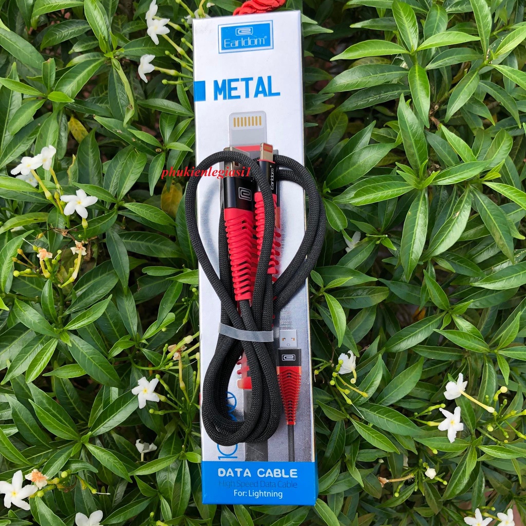 Cáp sạc Lai Ning Micro usb dây dù chống gãy Earldom EC060 siêu chắc