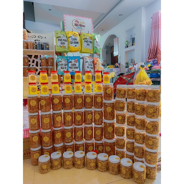 Combo bánh tráng phơi sương muối tép hành phi 80k  .