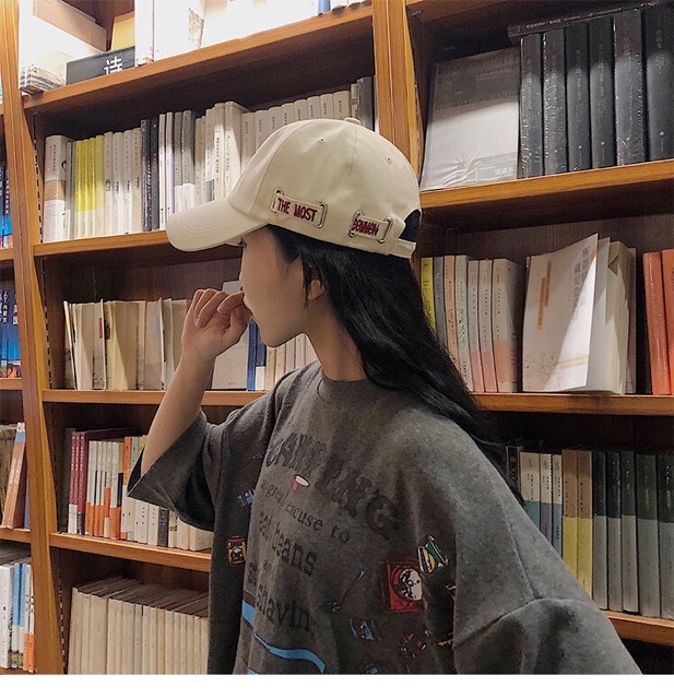 Mũ lưỡi trai nam nữ đẹp thêu chữ ,mũ phớt Nón kết phong cách Ulzzang form unisex THE MOST